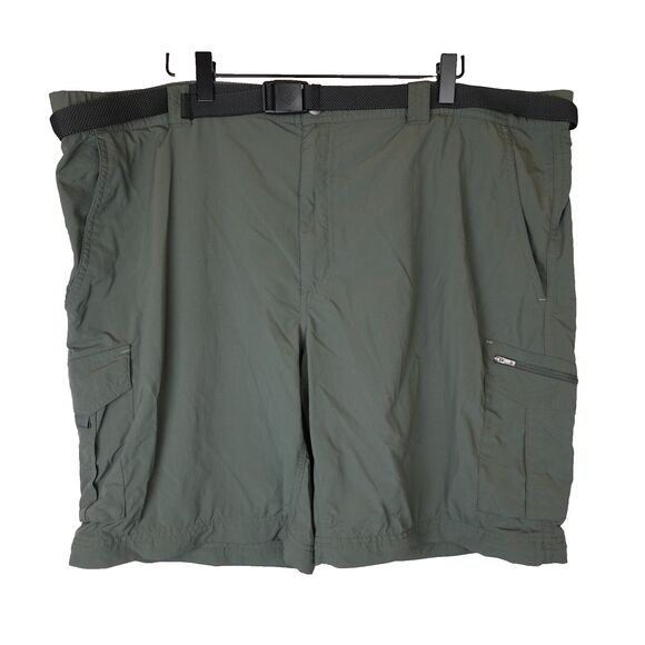 Columbia Other - Columbia Omni-Shade Sun Protection Men's Shorts Size 44w Green Cargo Belted Zip